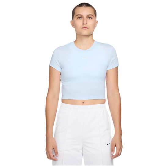 Nike Γυναικεία κοντομάνικη μπλούζα Sportswear Chill Knit Cropped T-Shirt